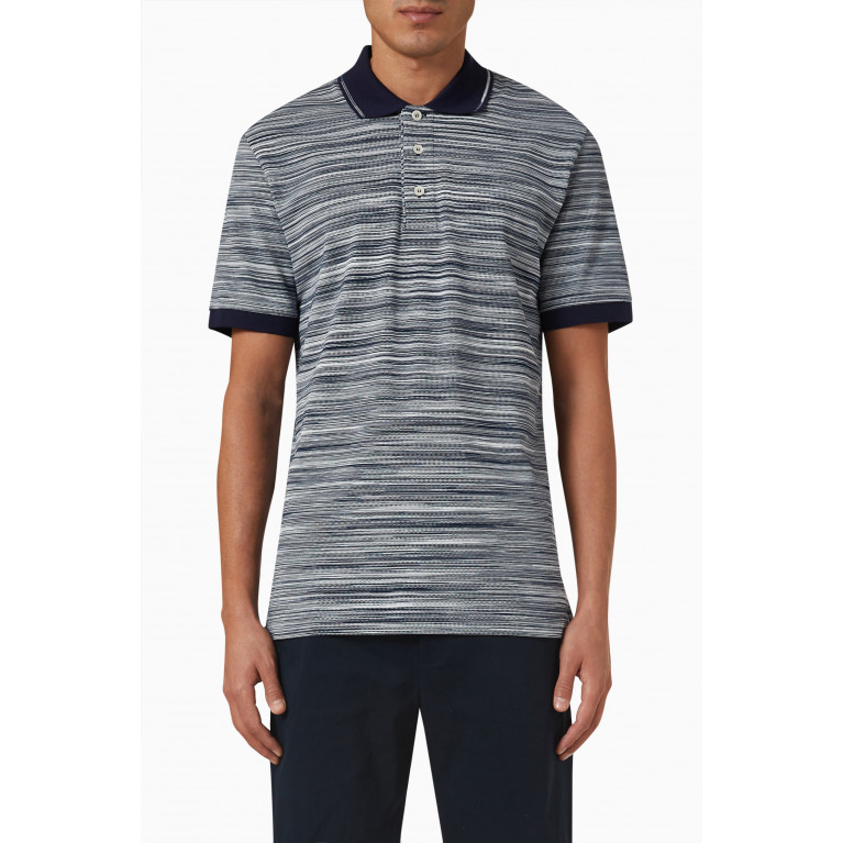 Missoni - Short-sleeved Polo Shirt in Cotton Jersey