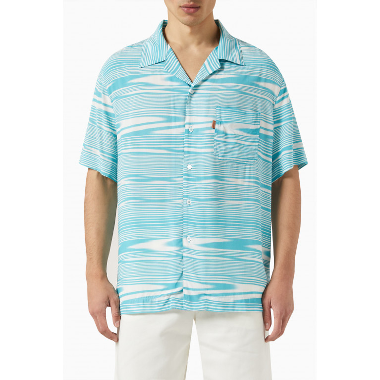 Missoni - Printed Shirt in Viscose Blue