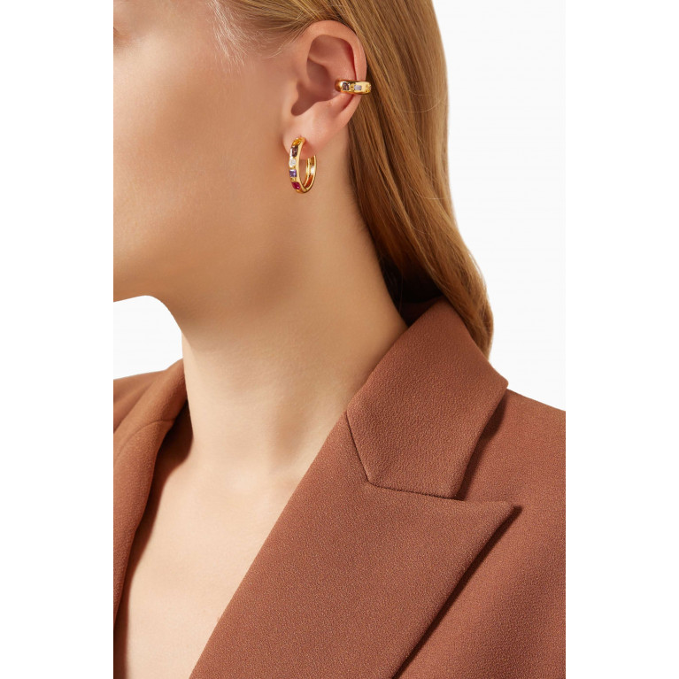 Tada & Toy - Be-jewelled Ear Cuff in 18kt Gold Vermeil