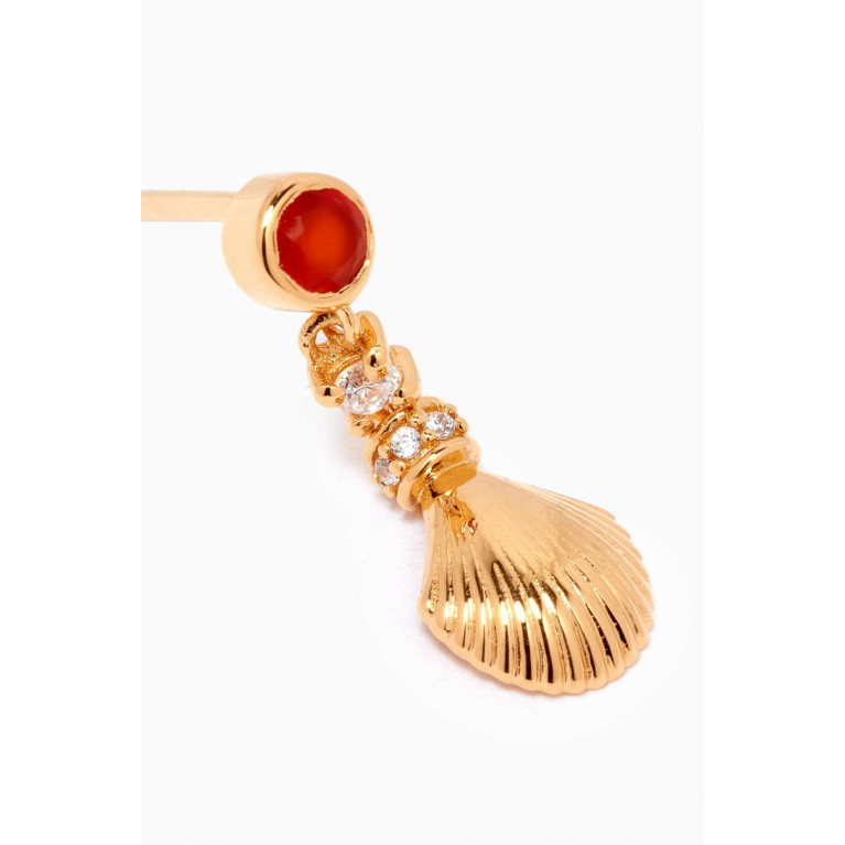 Tada & Toy - Sun Drop Earrings in 18kt Gold Vermeil