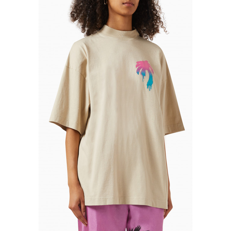 Palm Angels - I Love PA Loose T-shirt in Cotton