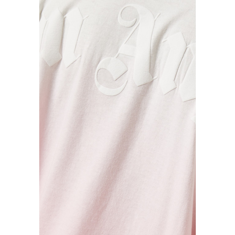 Palm Angels - Gradient Logo Oversized T-shirt in Cotton