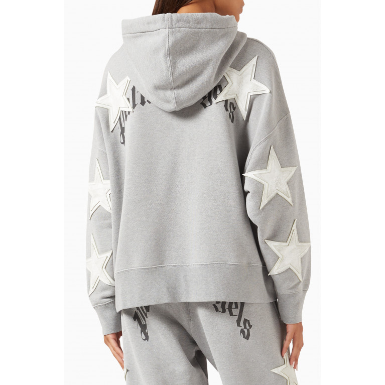 Palm Angels - Patch Star Classic Hoodie in Cotton