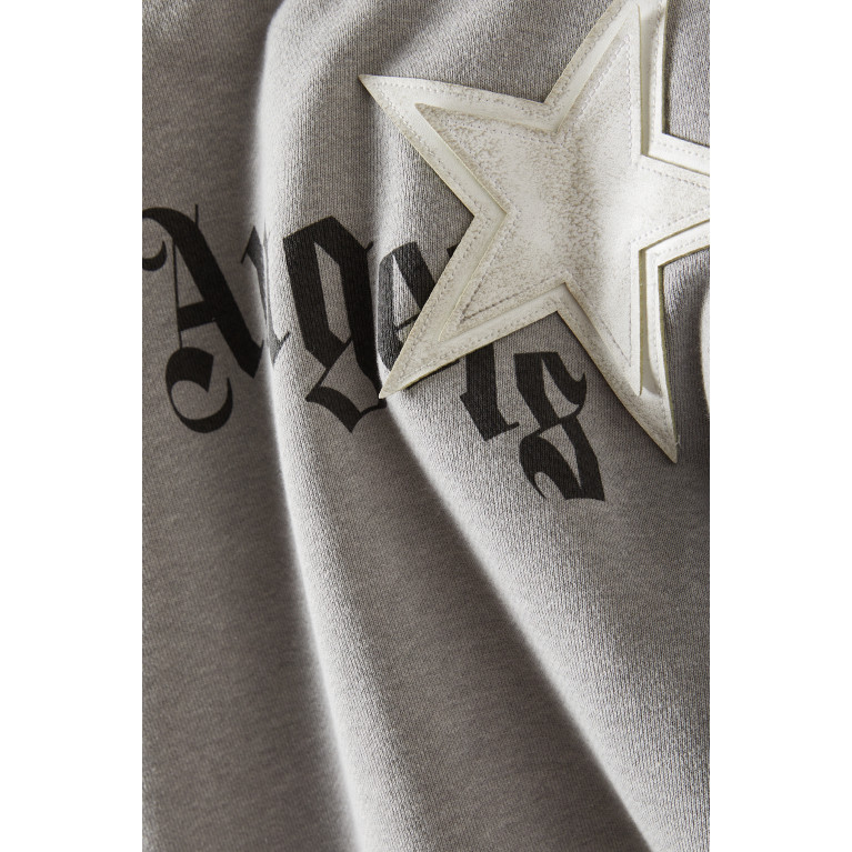 Palm Angels - Patch Star Classic Hoodie in Cotton