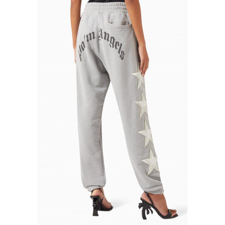 Palm Angels - Patch Star Sweatpants in Cotton