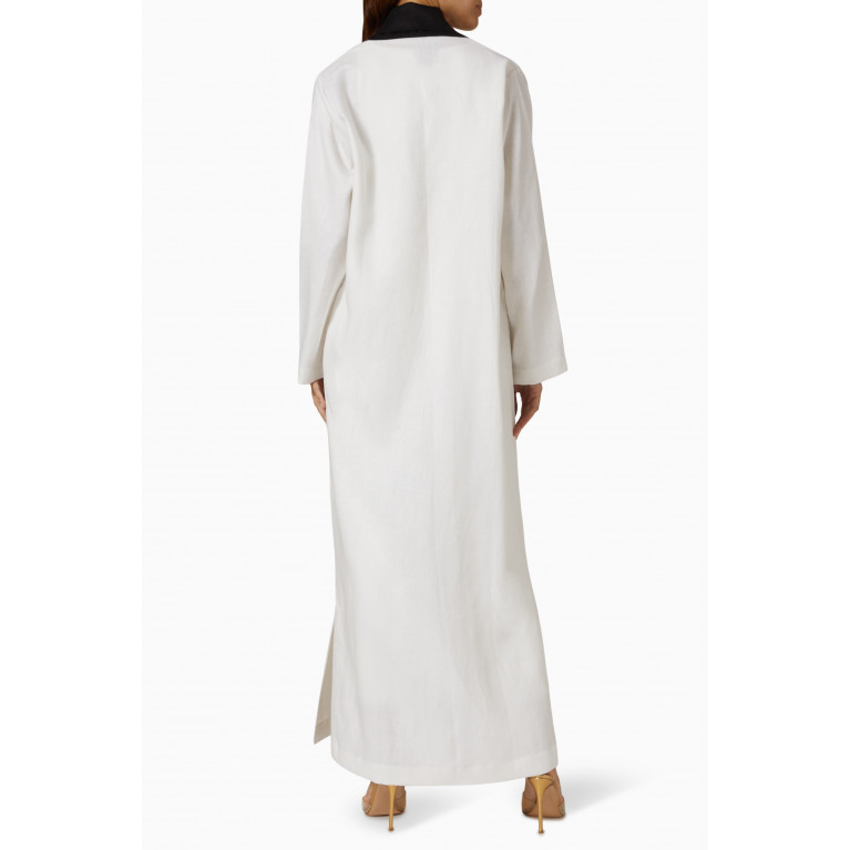 ZAH Design - Art Design Abaya in Linen