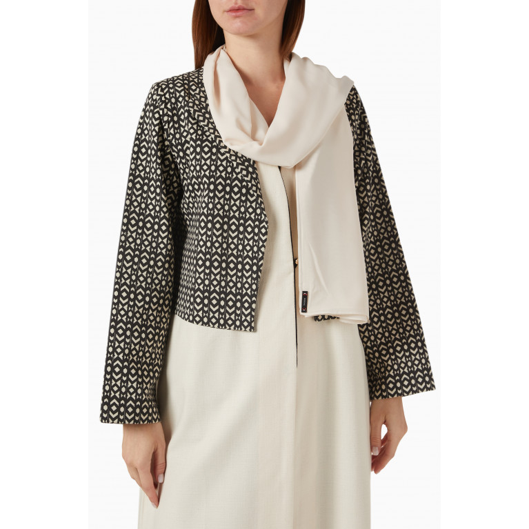 ZAH Design - Attached Jacket Abaya in Cotton