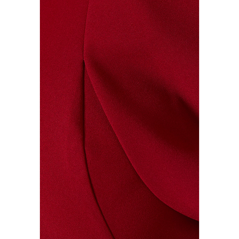 Roksanda - Calita Puffed-sleeve Midi Dress in Crepe