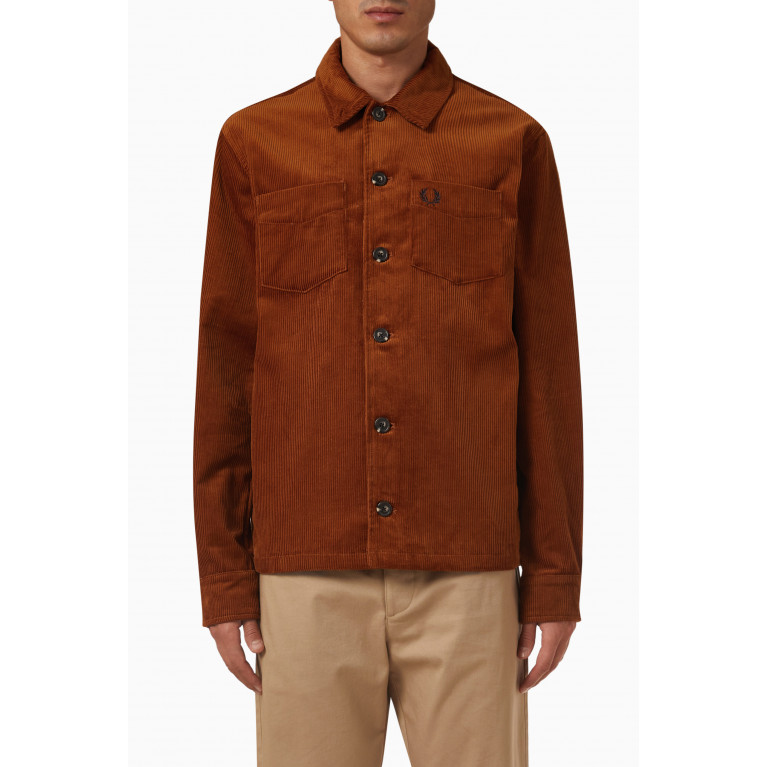 Fred Perry - Overshirt in Cotton Corduroy