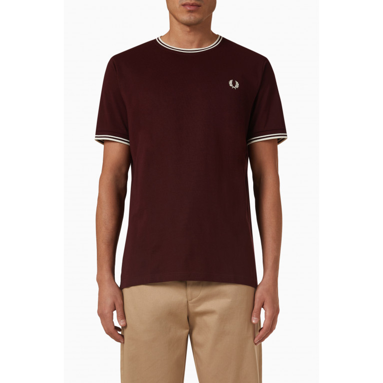 Fred Perry - Twin Tipped T-shirt in Cotton Jersey