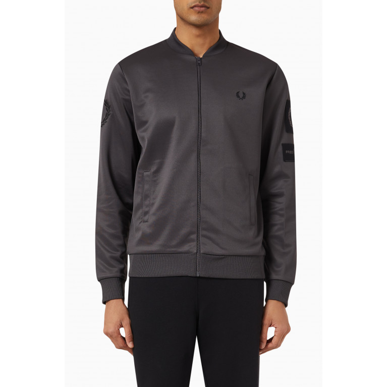 Fred Perry - Badge Detail Track Jacket in Nylon