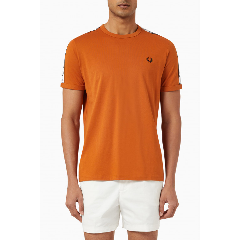 Fred Perry - Taped Ringer T-shirt in Cotton-blend Jersey