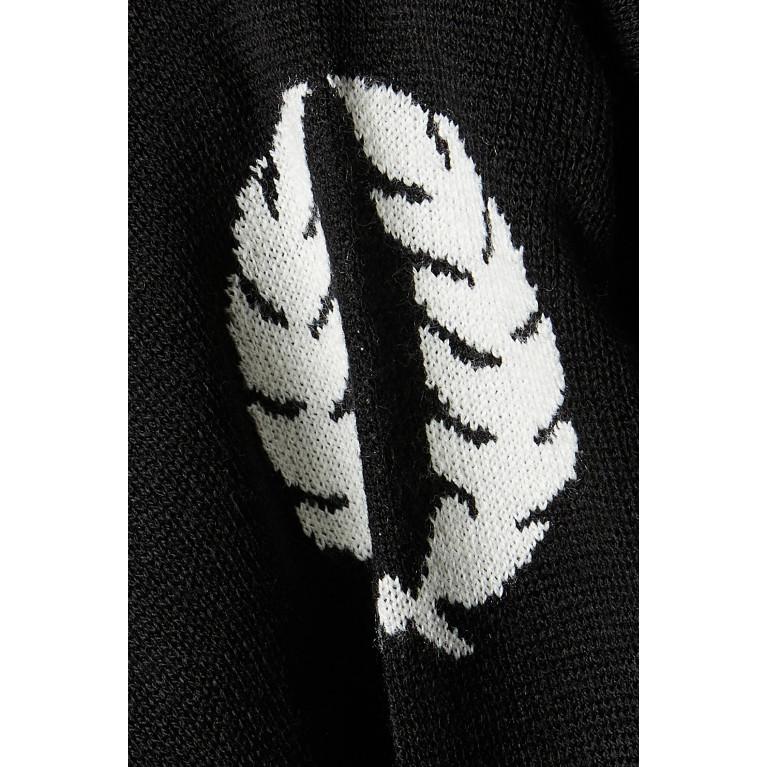 Fred Perry - Laurel Wreath Crew Jumper in Wool-blend Knit