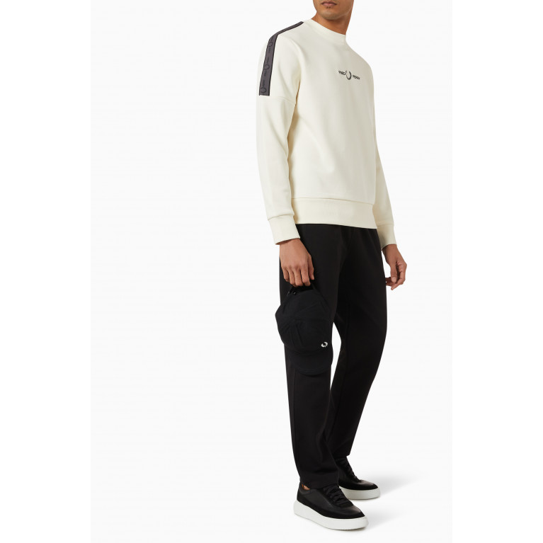 Fred Perry - Tape Sleeve Sweatshirt in Cotton-blend Jersey