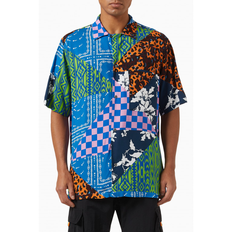 Marcelo Burlon - Hawaiian Shirt in Viscose