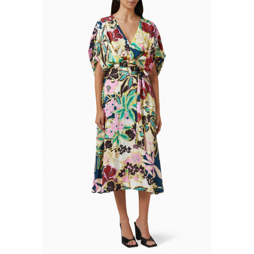 Aniic - Darcy Midi Dress in Floral Fabric
