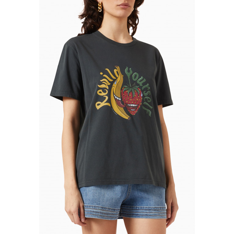 Stella McCartney - Rewild Fruit Graphic T-shirt in Jersey