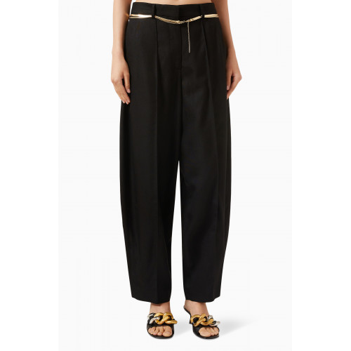 Stella McCartney - Low-rise Pleated Pants in Viscose