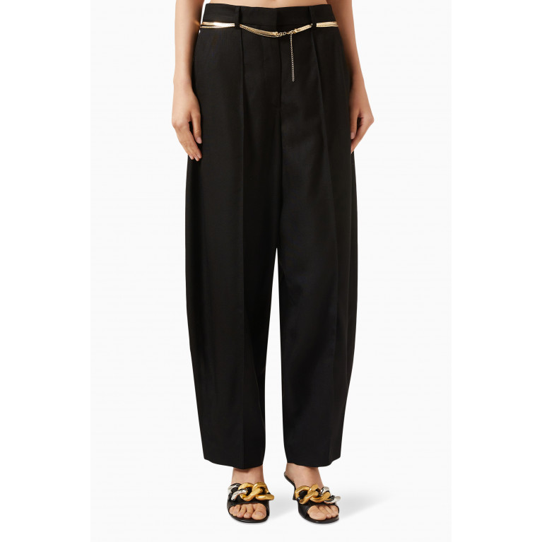 Stella McCartney - Low-rise Pleated Pants in Viscose