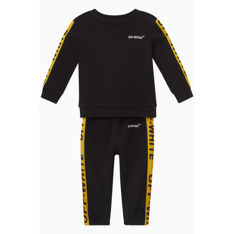 Off-White - Logo Tape Sweatshirt and Pants Set in Cotton