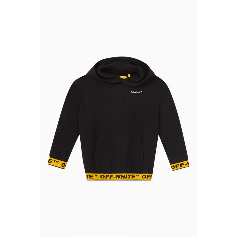 Off-White - Logo Tape Hoodie in Jersey