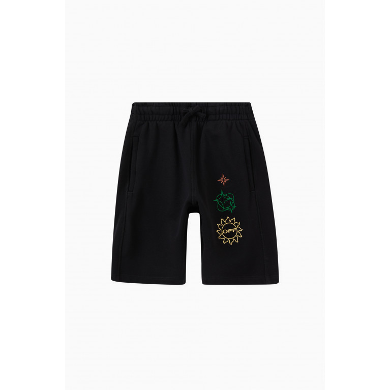 Off-White - Elements Sweat Shorts in Cotton