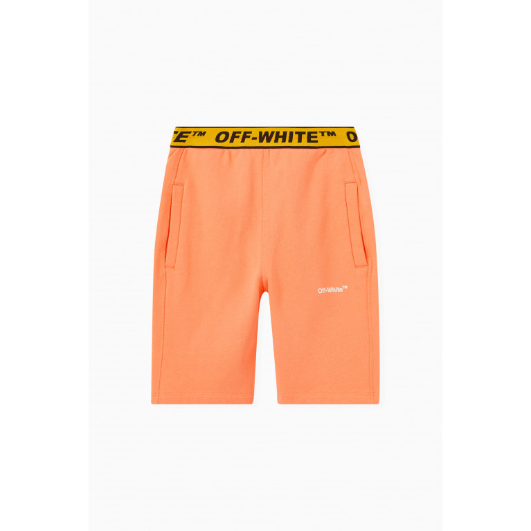 Off-White - Logo Tape Shorts in Cotton