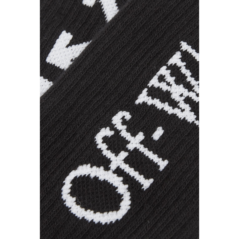 Off-White - Off-White - Arrow Socks in Cotton Blend Knit