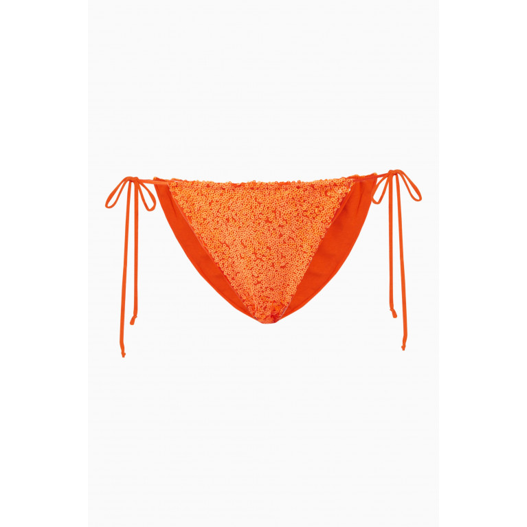 Norma Kamali - Sequin String Bikini Bottom