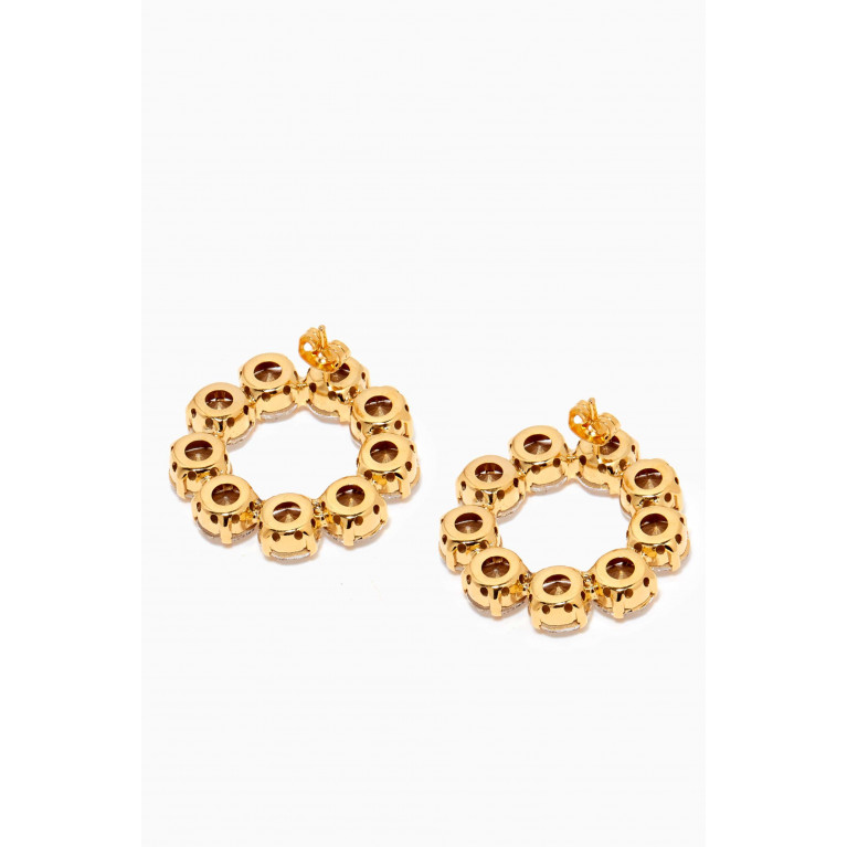 VANINA - Nuances Crystal Studs in Gold-plated Brass Gold