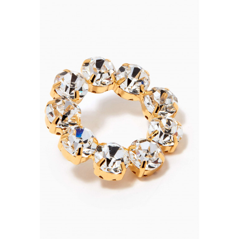 VANINA - Nuances Crystal Studs in Gold-plated Brass Gold