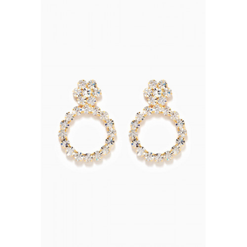 VANINA - Les Nuances Crystal Earrings in Gold-plated Brass Gold