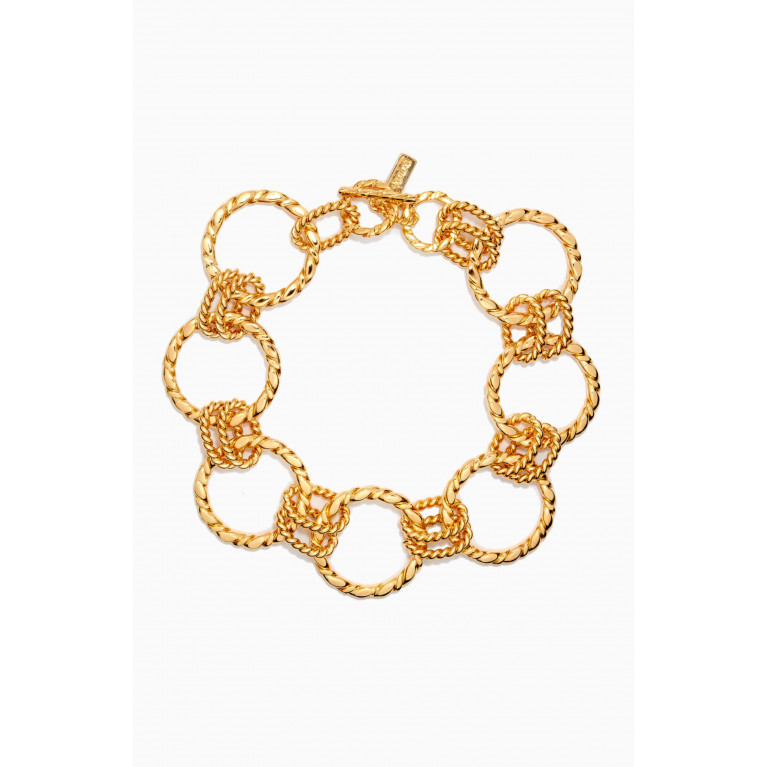 VANINA - Eternity Choker Necklace in Gold-plated Brass