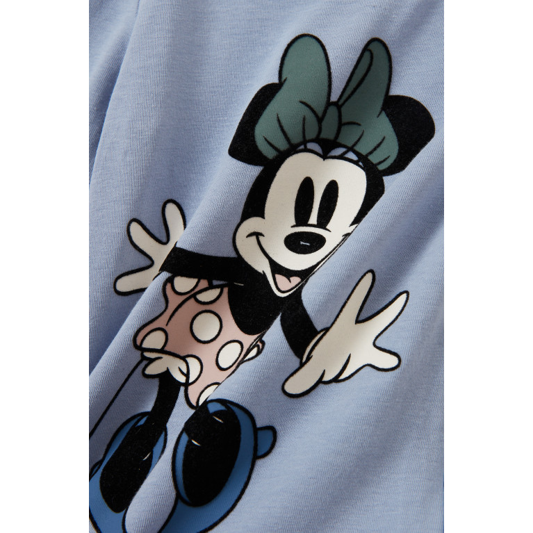 Name It - Minnie Mouse Bodysuit in Cotton Blue