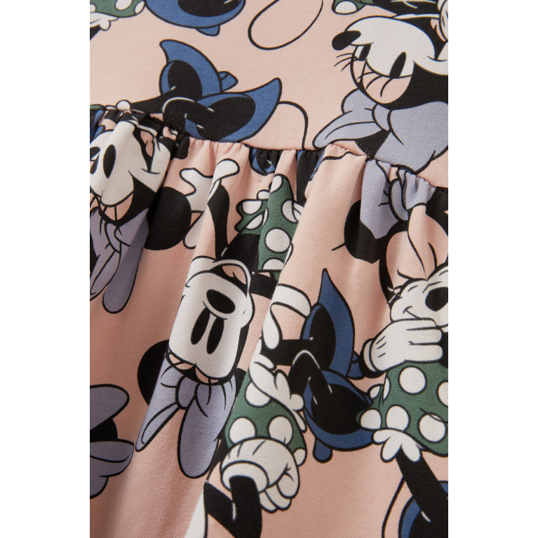 Name It - Minnie Mouse Dress in Cotton Neutral