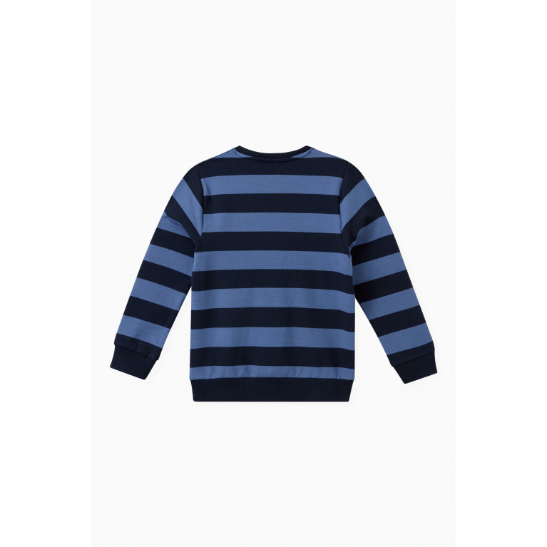 Name It - Playmobil Sweatshirt in Cotton Blue