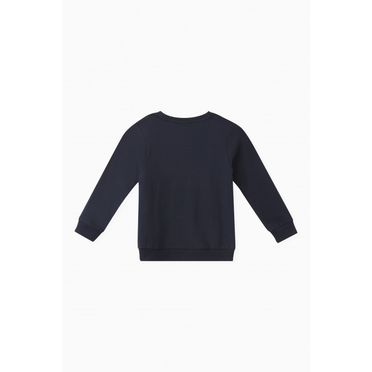 Name It - Marvel Print Sweatshirt in Cotton Blue