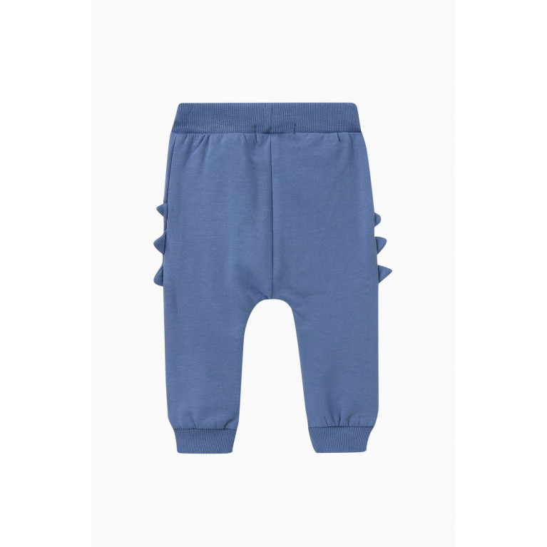 Name It - Dinosaur Sweatpants in Cotton Blue