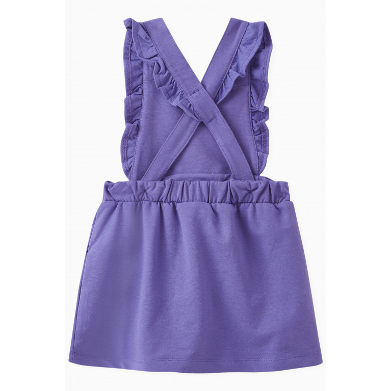 Name It - Bird Dress in Organic Cotton Blend Purple