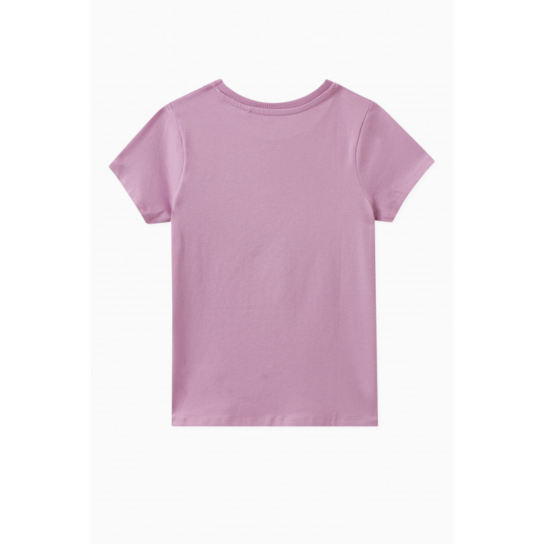 Name It - Graphic T-shirt in Cotton Jersey Purple