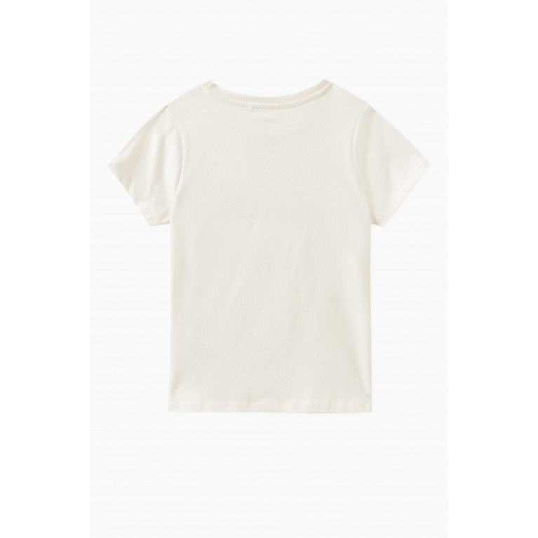 Name It - Graphic T-shirt in Cotton Jersey Neutral