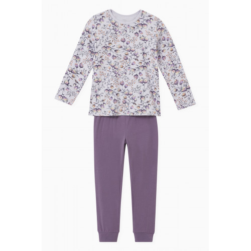 Name It - Floral Print Sleepsuit in Cotton