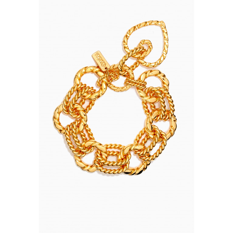 VANINA - Les Chain Darling Bracelet in Gold-plated Brass