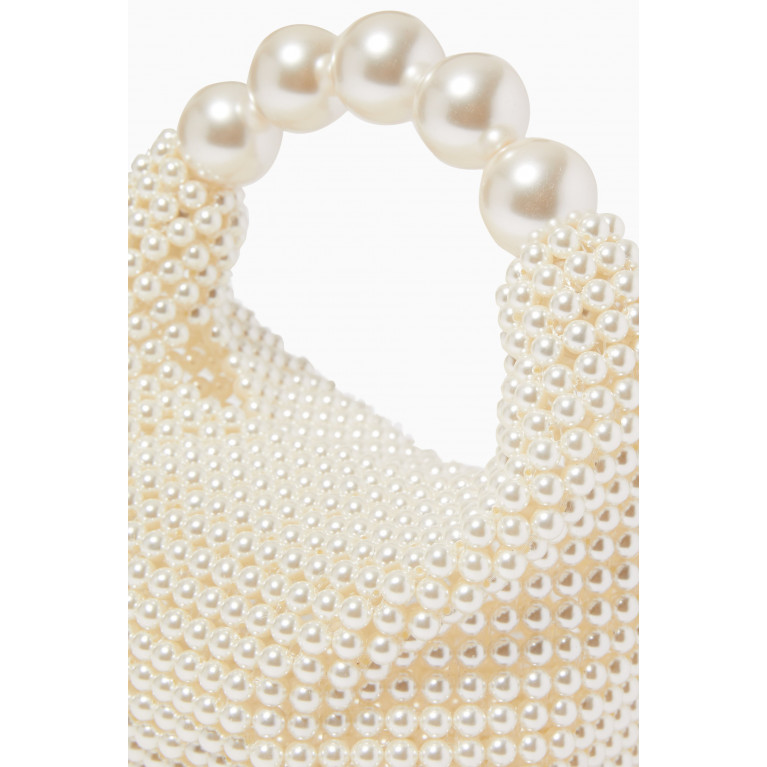 VANINA - Nuit Blanche Bag in Acrylic Beads