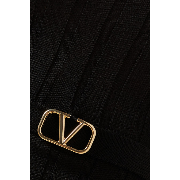 Valentino - VLOGO Belt Sweater in Wool Knit