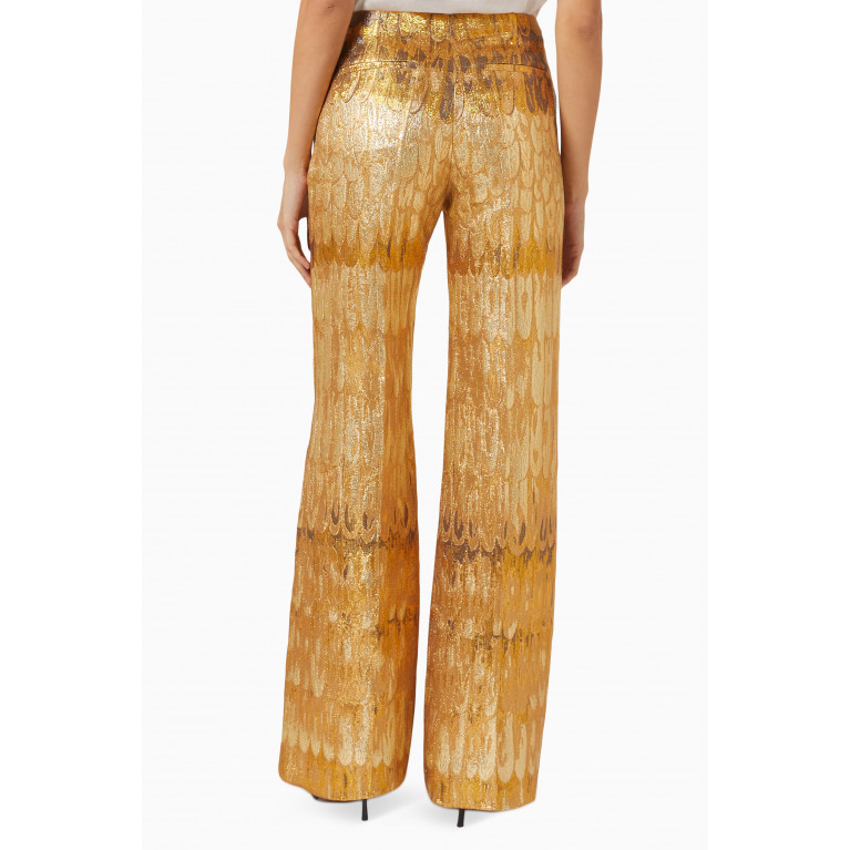 Valentino - Golden Wings Pants in Brocade