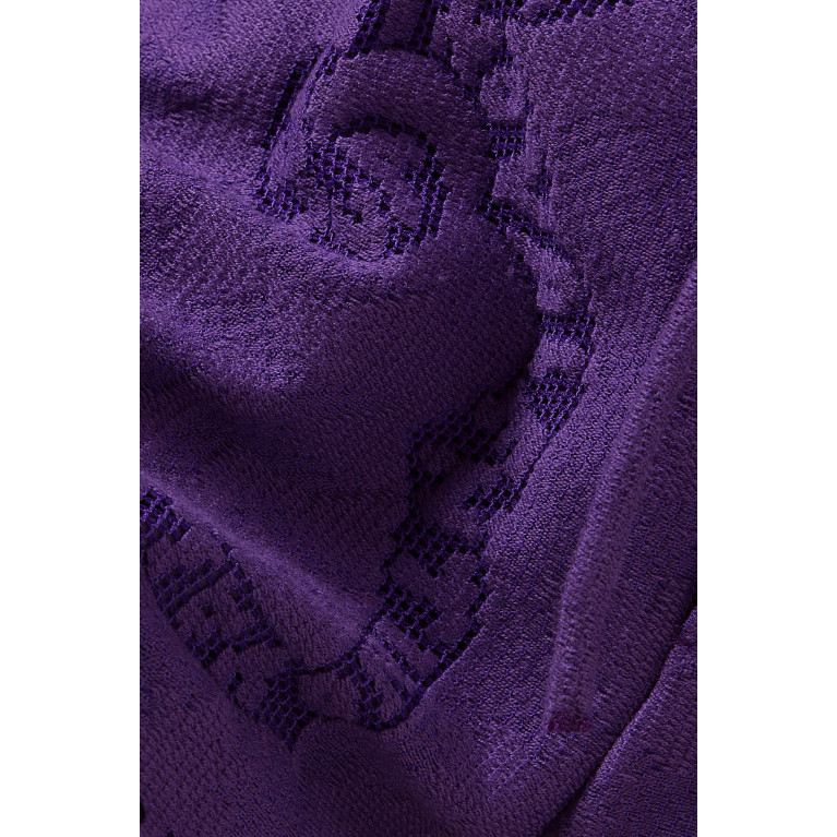 Valentino - Bandana Shorts in Guipure lace Purple