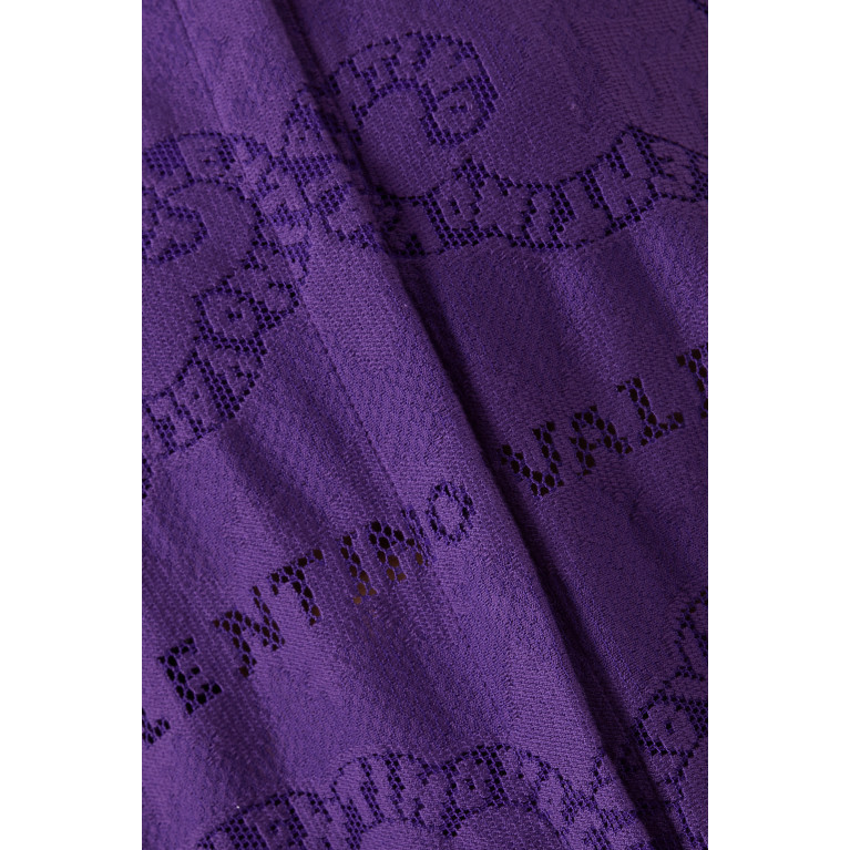 Valentino - Mini Bandana Shirt in Guipure Lace