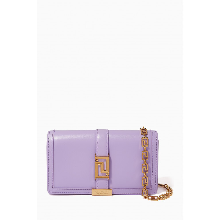 Versace - Greca Goddess Wallet on Chain in Leather