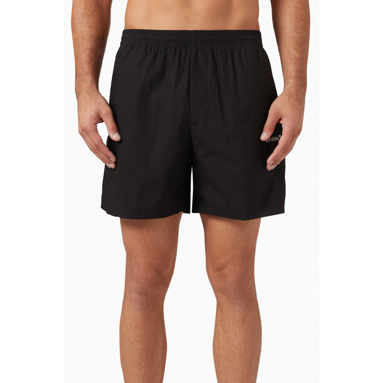 Off-White - Arrow Logo Track Shorts in Cotton-jersey